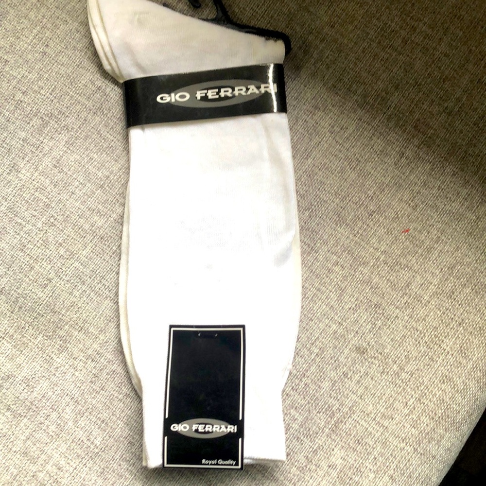 💯NWT SWISS COTTON WHITE ROYAL QUALITY SOCKS FOR MAN 👨